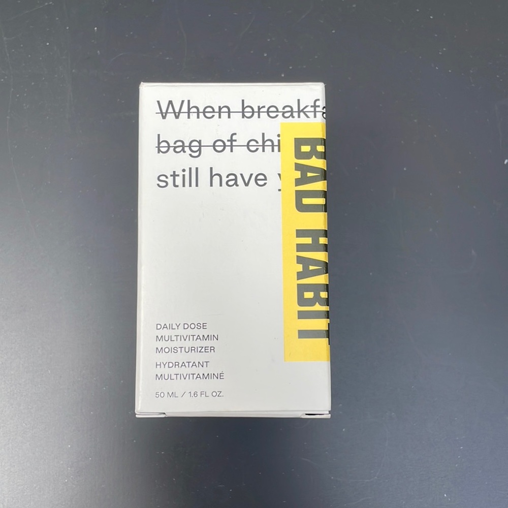 Bad Habit moisturizer